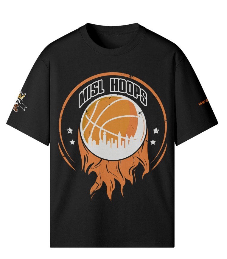 MISL HOOPS x DRIPBYRAGE OVERSIZED WARRIOR T-SHIRT