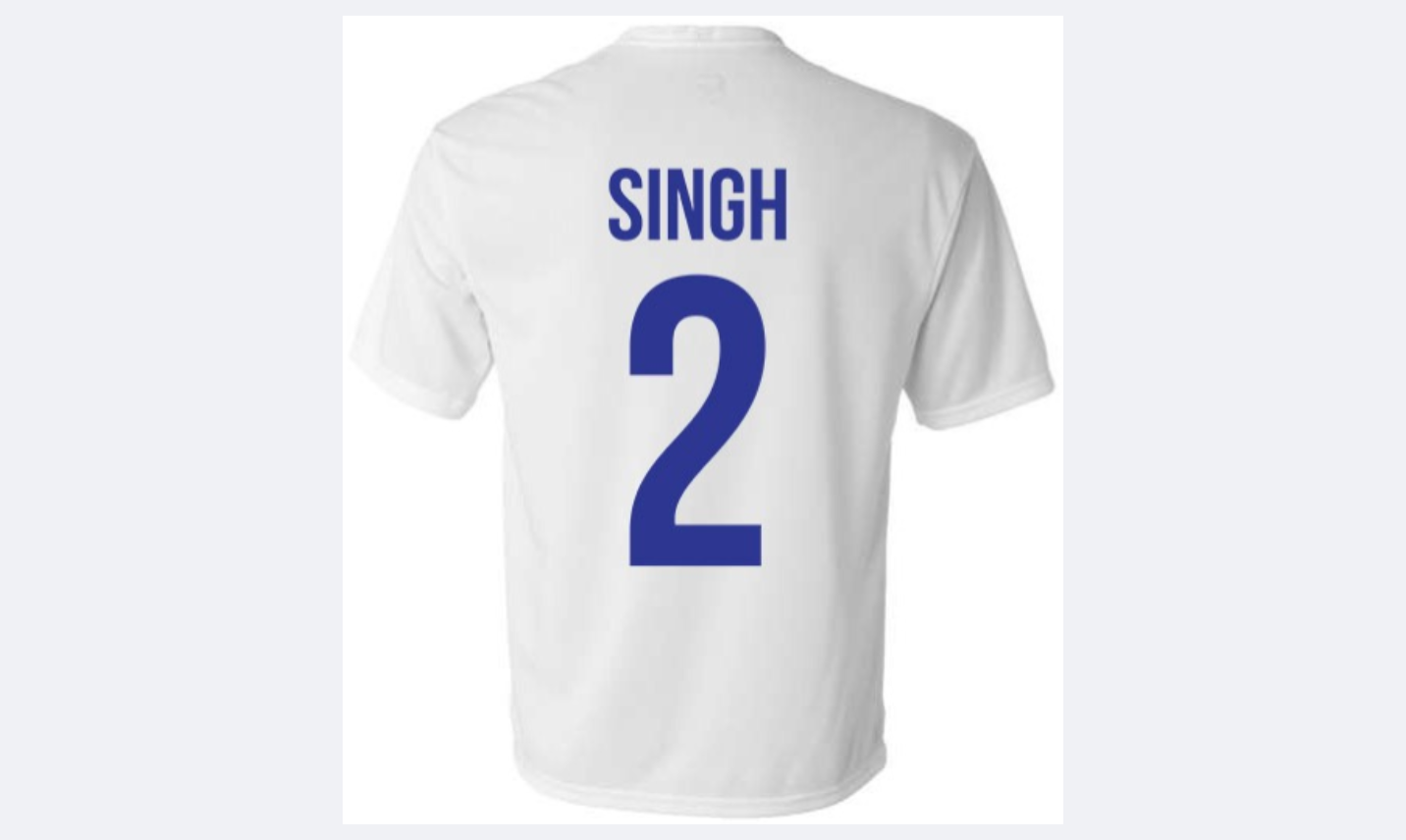 MISL SINGH JERSEY WHITE